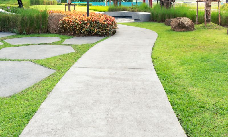 Outdoor Concrete Pathway
