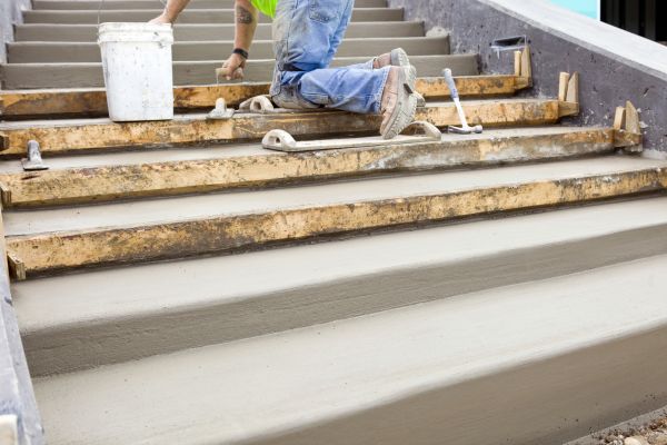 Concrete Steps Pouring in Fairfield