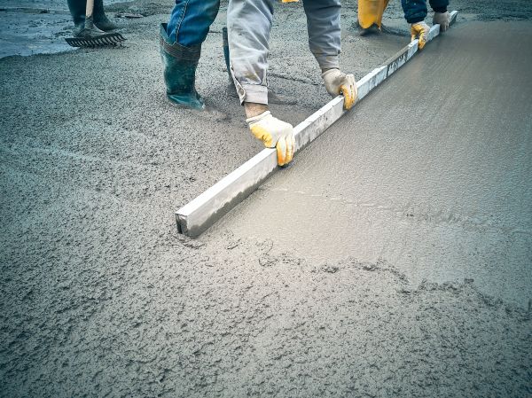 Cement Slab Installation in Fairfield
