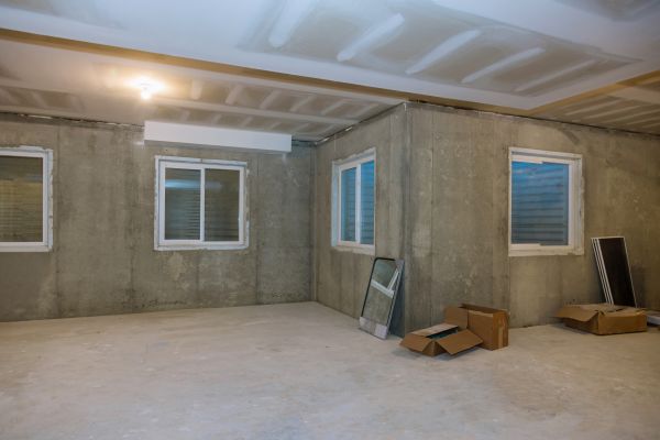 Basement Concrete Installation in Fairfield
