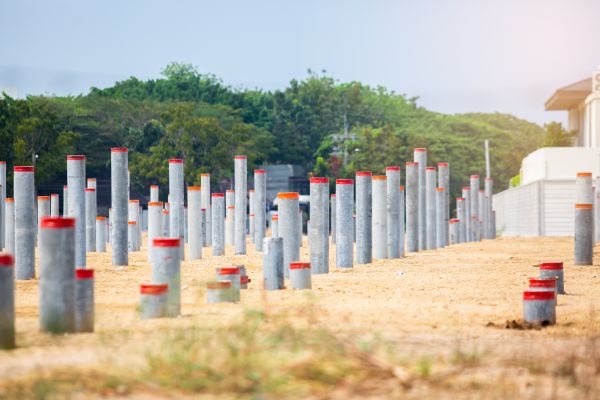 Concrete Pile Installation in Fairfield