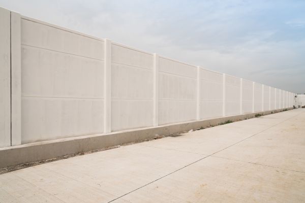 Concrete Fence Construction in Fairfield