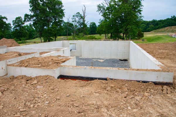 Basement Foundation Pouring in Fairfield