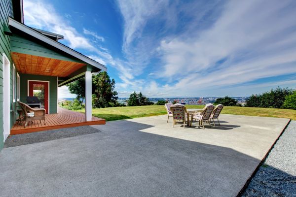 Backyard Concrete Paving in Fairfield