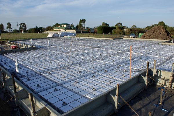 Barn Pad Construction in Fairfield