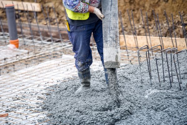Cabin Foundation Pouring in Fairfield