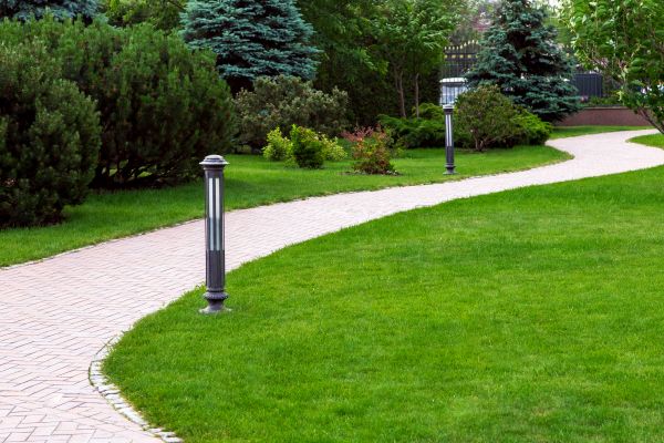 Backyard Sidewalk Installation in Fairfield